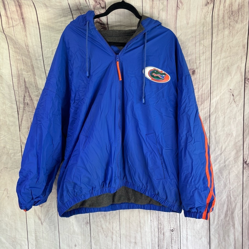 Florida Gators College Football Colligate Blue and Orange Windbreaker Jacket XXl